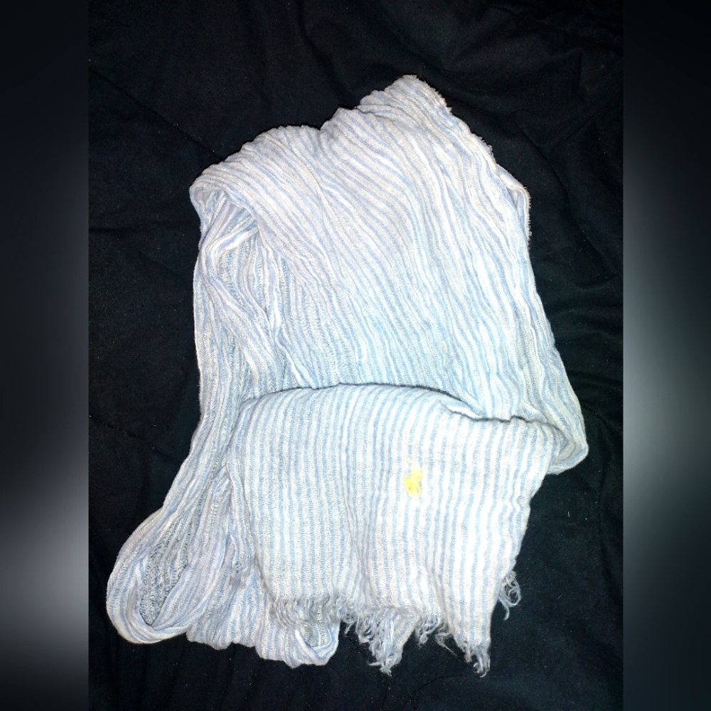 Ralph Lauren madras long scarf